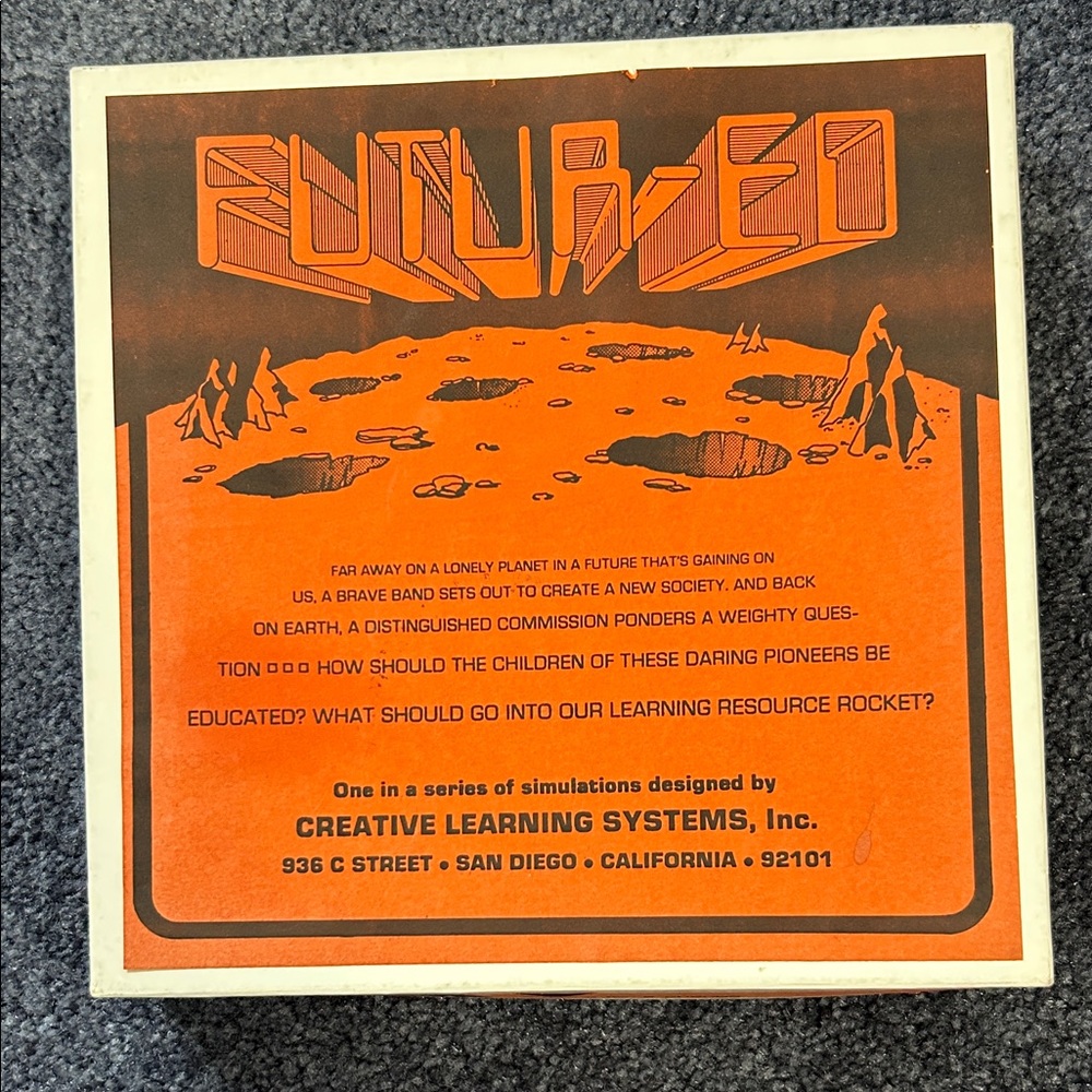 Rare 1979 Future-Ed, A Game for Change by Creative Learning Systems.